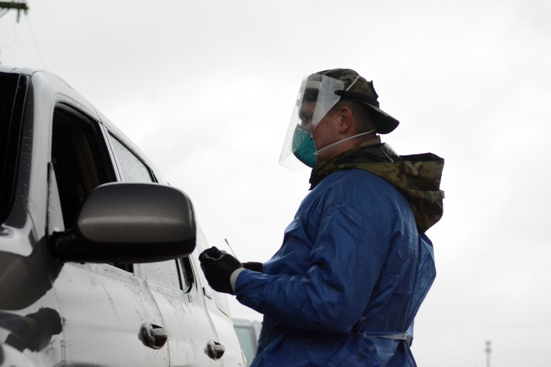 National Guard conducts COVID-19 testing in Baraboo, Oct. 12